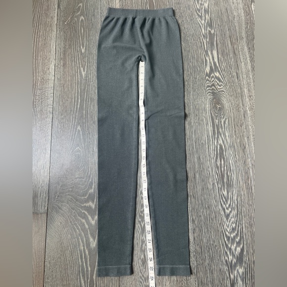 Nikibiki charcoal gray leggings tights base layer. Womens OS - Picture 6 of 11